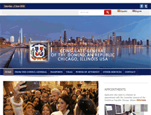 Tablet Screenshot of dominicanrepublic-consulategeneral-chicago.com